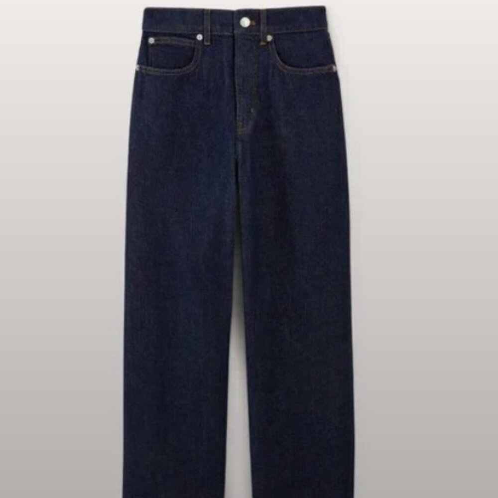 Everlane Dark Blue Jeans Cotton Size 26 Regular NWOT